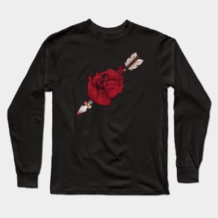 Arrow hits Heart Long Sleeve T-Shirt